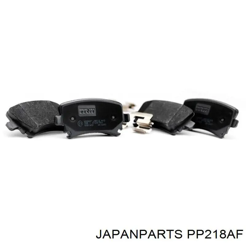 Задние дисковые колодки Japan Parts PP218AF