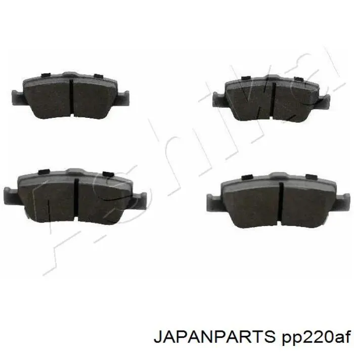 Колодки тормозные задние дисковые JAPANPARTS PP220AF