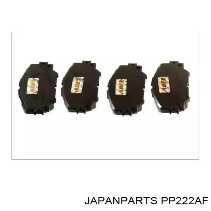 Задние тормозные колодки PP222AF Japan Parts