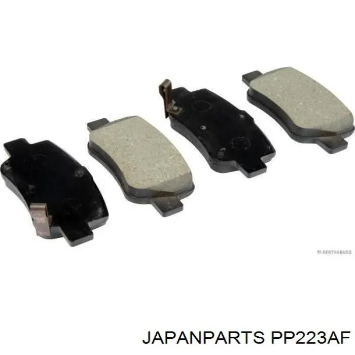 Колодки тормозные задние дисковые Japan Parts PP223AF