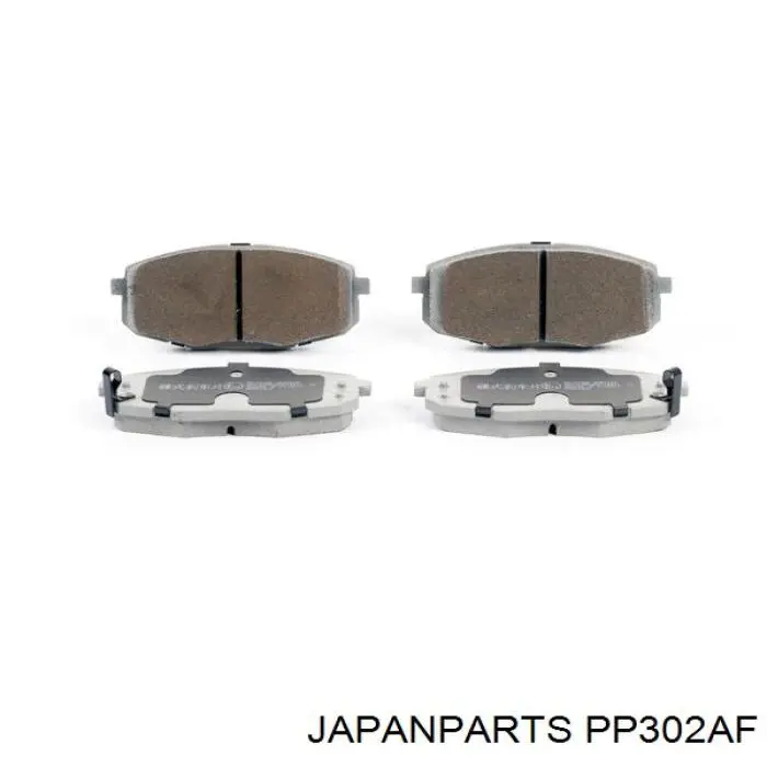 Задние тормозные колодки PP302AF Japan Parts