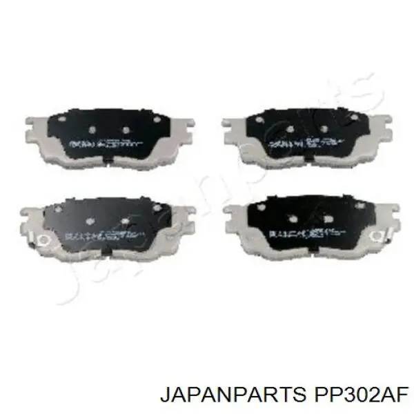 Купить PP302AF Japan Parts Колодки тормозные задние, дисковые