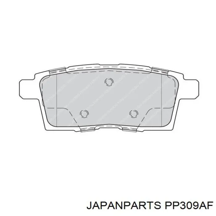 Колодки дисковые  Japan Parts PP309AF цена, от 20.81 USD