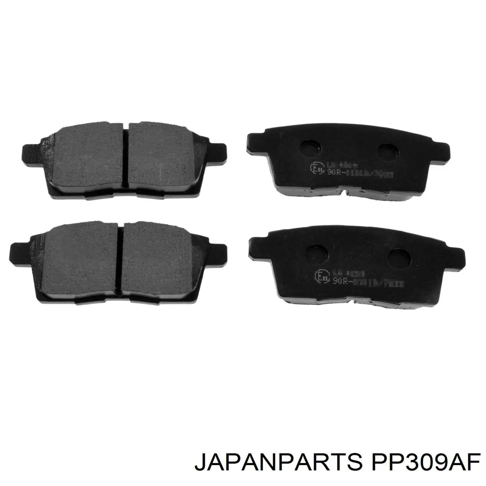 Задние тормозные колодки PP309AF Japan Parts