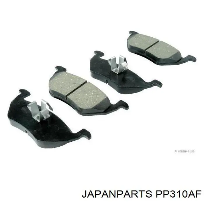 Колодки дисковые  Japan Parts PP310AF цена, от 20.92 USD