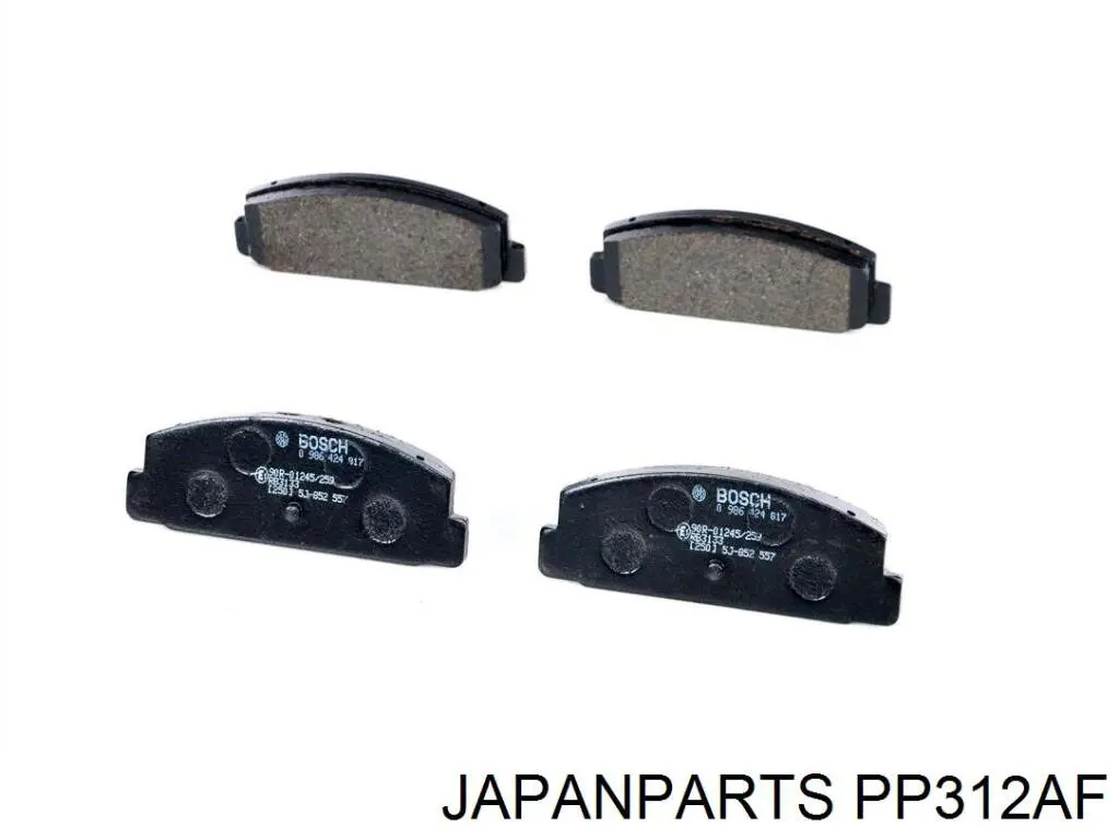 Купить PP312AF Japan Parts Колодки тормозные задние, дисковые