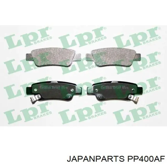 Колодки тормозные задние дисковые Japan Parts PP400AF