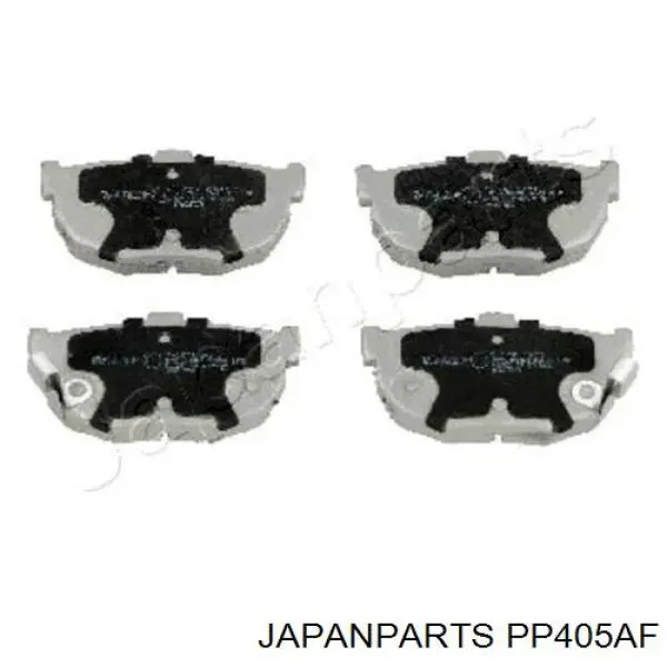 Compre PP405AF Japan Parts Sapatas do freio traseiras de disco