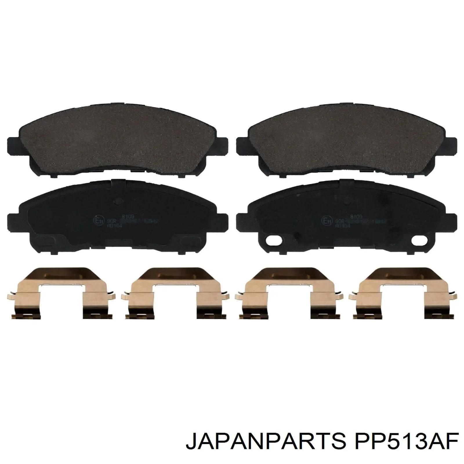 Колодки Japan Parts PP513AF цена, от 45.12 USD