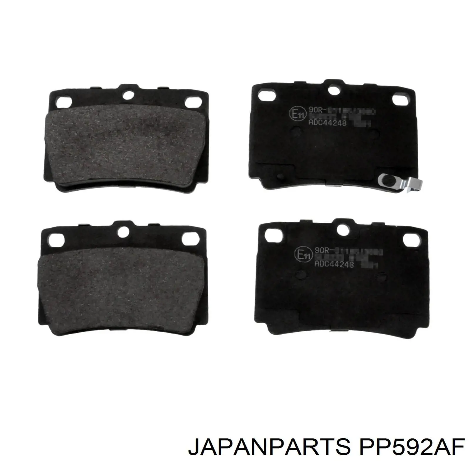 Колодки дисковые  Japan Parts PP592AF цена, от 14.65 USD