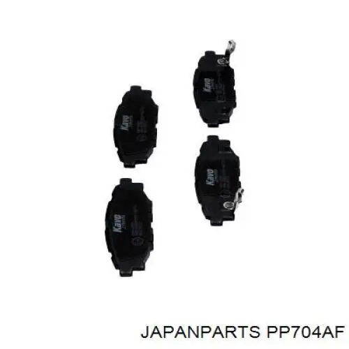 Колодки дисковые  Japan Parts PP704AF цена, от 14.92 USD