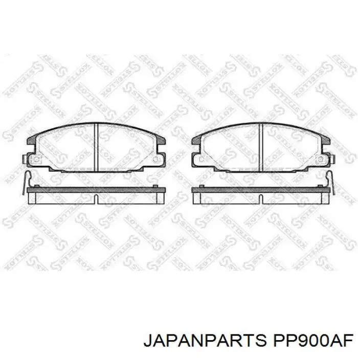 Задние тормозные колодки PP900AF Japan Parts