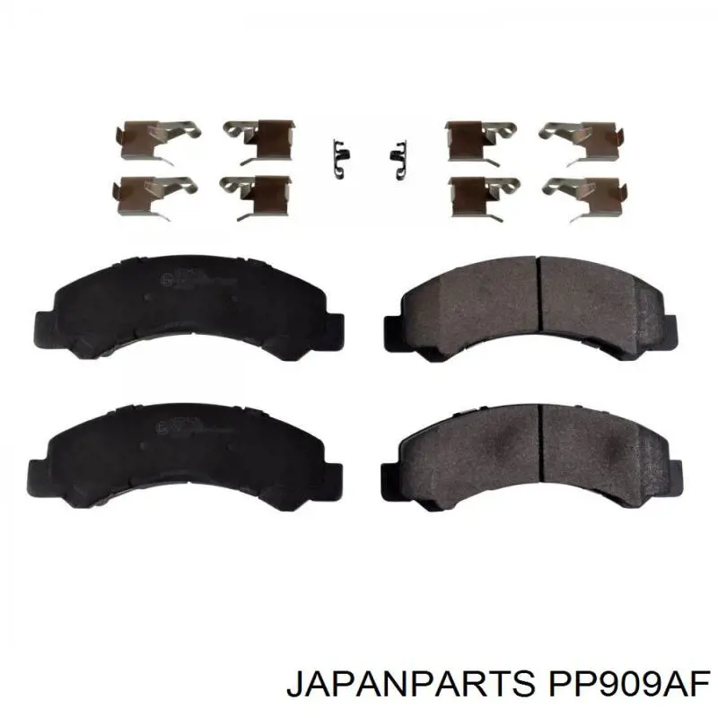 Задние тормозные колодки PP909AF Japan Parts