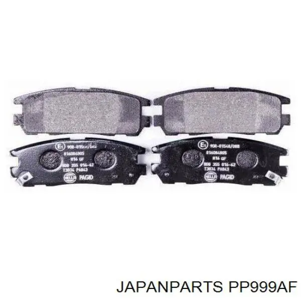 Задние тормозные колодки PP999AF Japan Parts