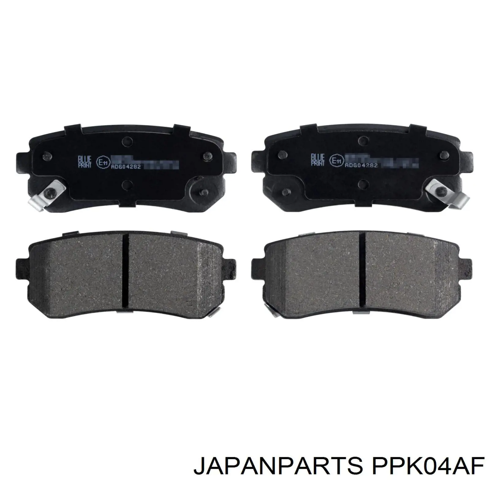 Задние тормозные колодки PPK04AF Japan Parts