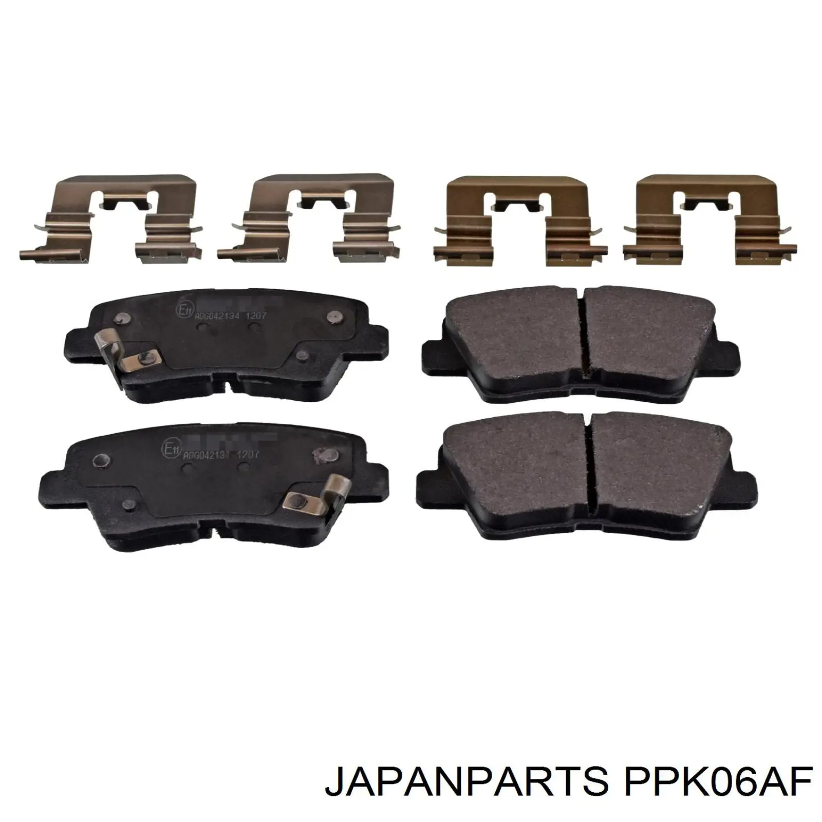 Задние тормозные колодки PPK06AF Japan Parts