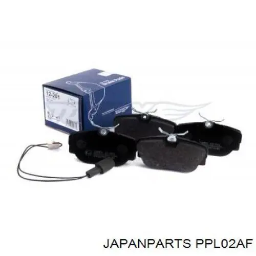 Задние тормозные колодки PPL02AF Japan Parts