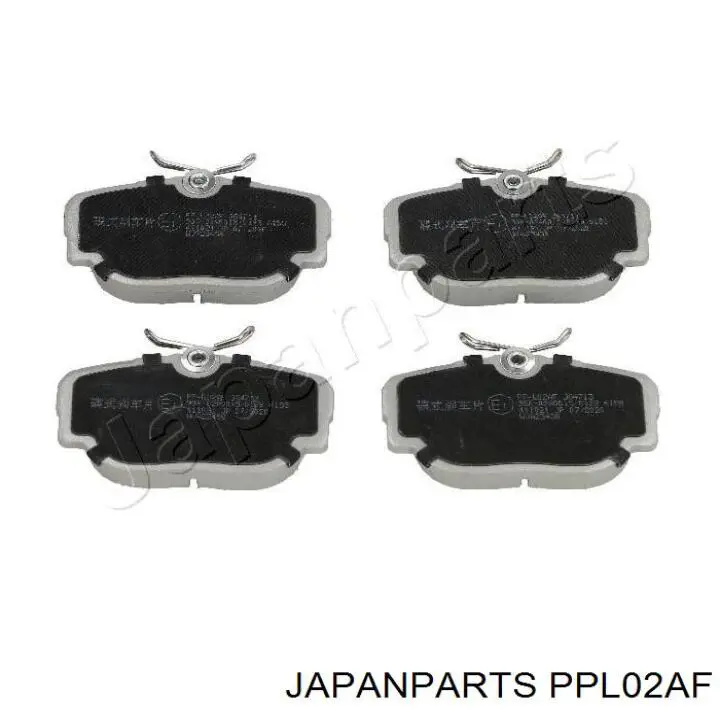 Задние тормозные колодки PPL02AF Japan Parts