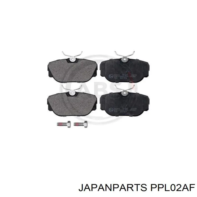 Задние дисковые колодки Japan Parts PPL02AF