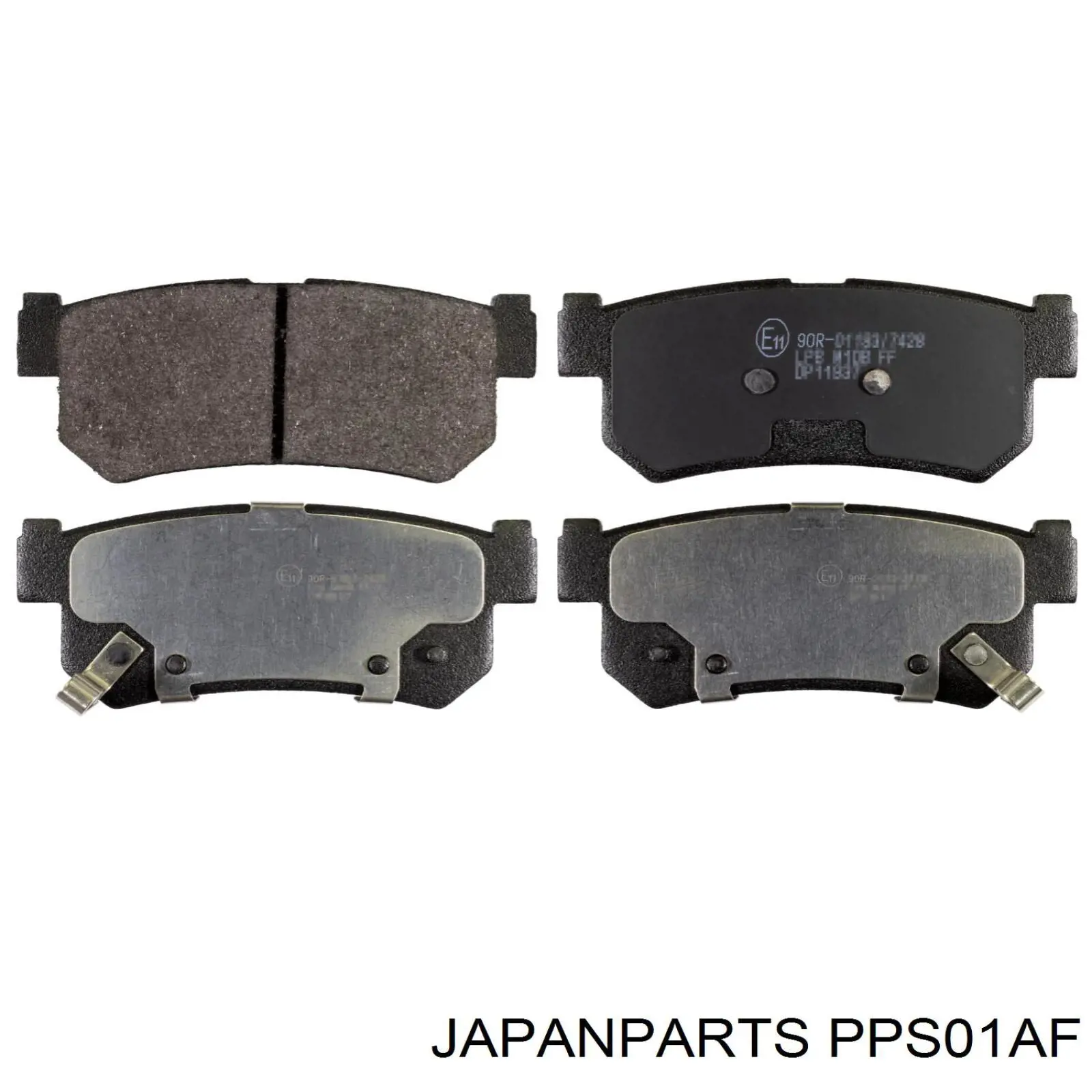 Задние тормозные колодки PPS01AF Japan Parts