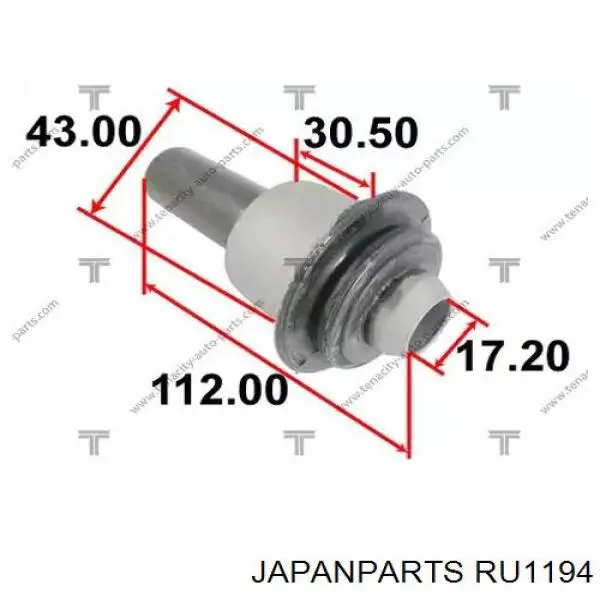 RU1194 Japan Parts Сайлентблоки передней балки