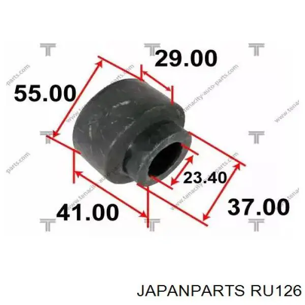 Сайлентблок передней подвески Japan Parts RU126 цена, от 3.81 USD