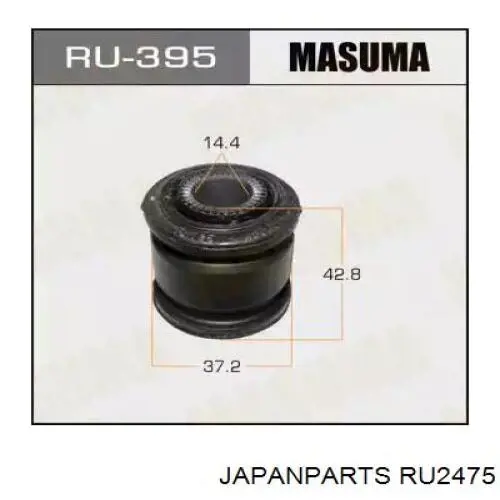 Купить RU2475 Japan Parts Сайлентблок цапфы задней