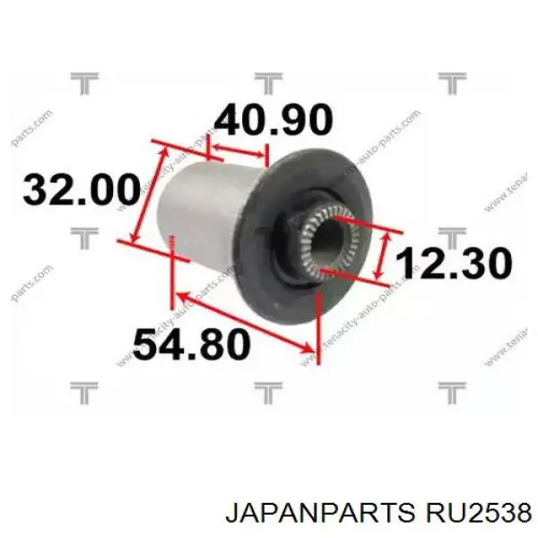 Полиуретановый сайлентблок заднего нижнего рычага Japan Parts RU2538 цена, от 6.71 USD