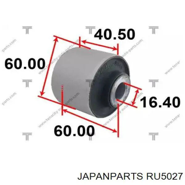 Сайлентблок заднего продольного рычага задний Japan Parts RU5027 цена, от 8.00 USD