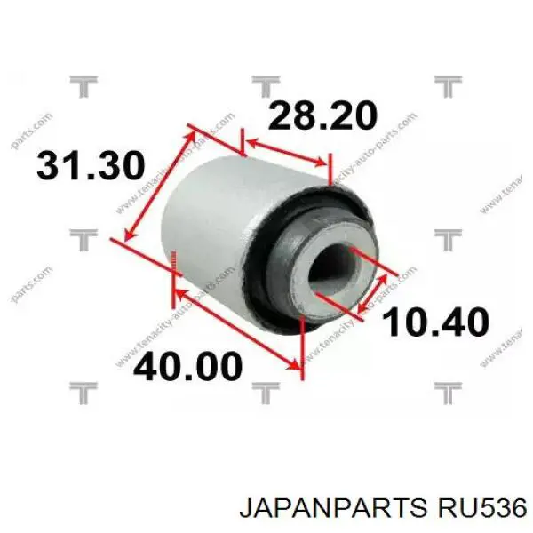 Сайлентблок заднего поперечного рычага RU536 Japan Parts