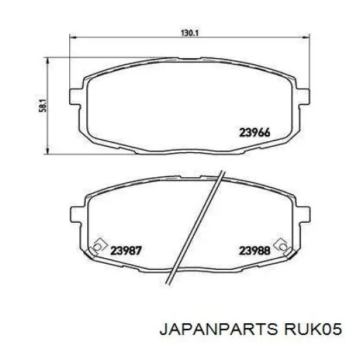 Втулка стабилизатора переднего RUK05 Japan Parts