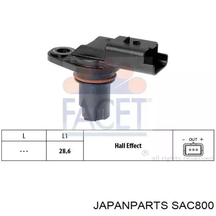 Датчик положения распредвала Japan Parts SAC800
