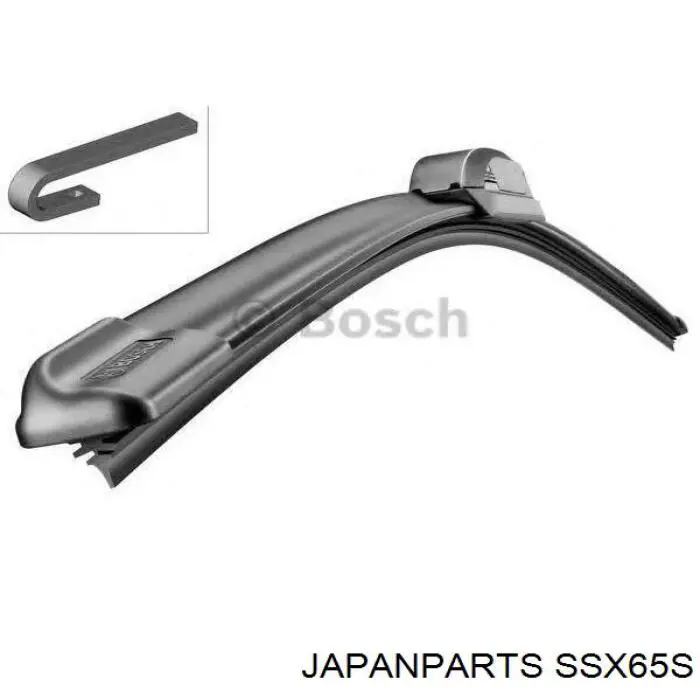 Щетка-дворник лобового стекла водительская Japan Parts SSX65S