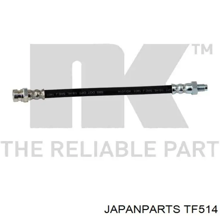 TF514 Japan Parts шланг тормозной передний
