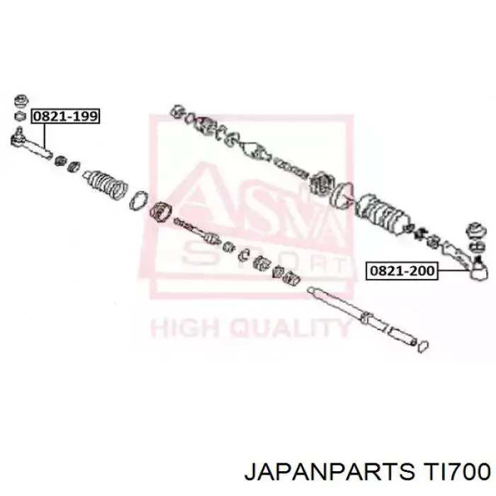 Купить TI700 Japan Parts Наконечник рулевой тяги, внешний