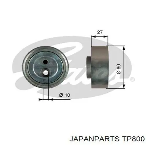 Хомут пыльника ШРУСа, универсальный JAPANPARTS TP800