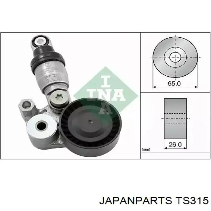 TS315 Japan Parts Натяжитель клинового ремня