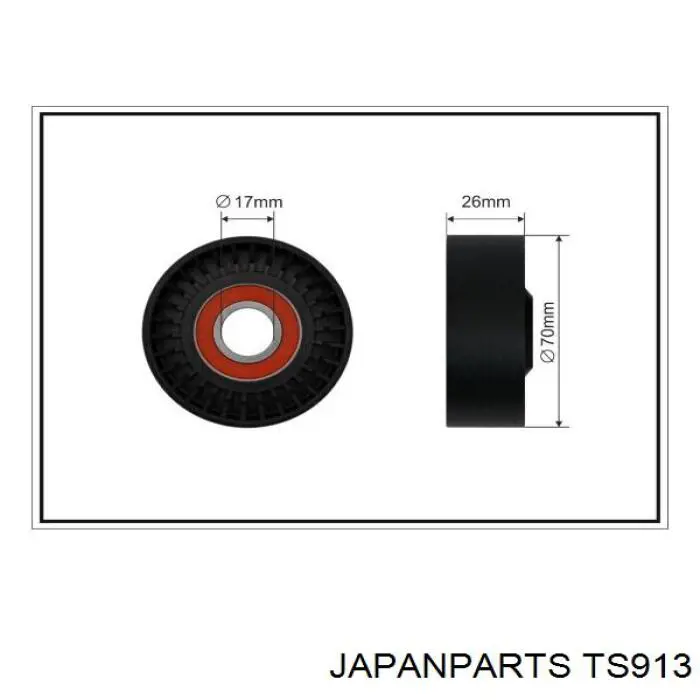 Роликовий модуль натяжителя ремня Japan Parts TS913 цена, от 46.23 USD