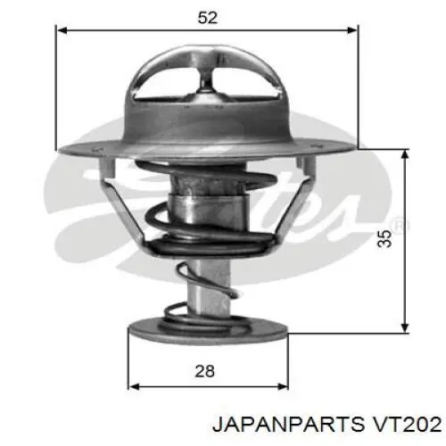 VT202 Japan Parts термостат