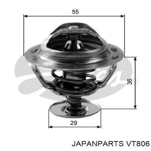VT806 Japan Parts термостат