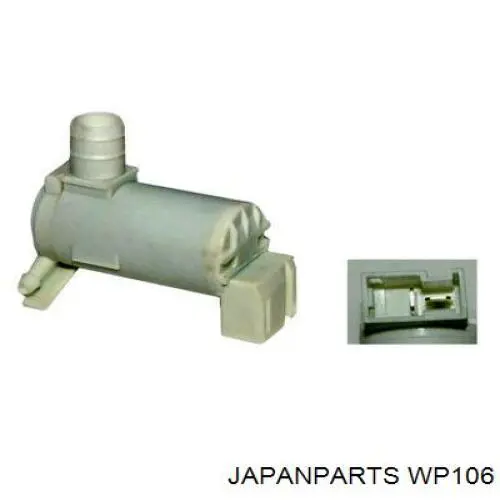 WP106 Japan Parts насос-мотор омывателя стекла переднего