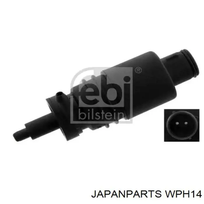 Купить WPH14 Japan Parts Моторчик омывателя переднего стекла