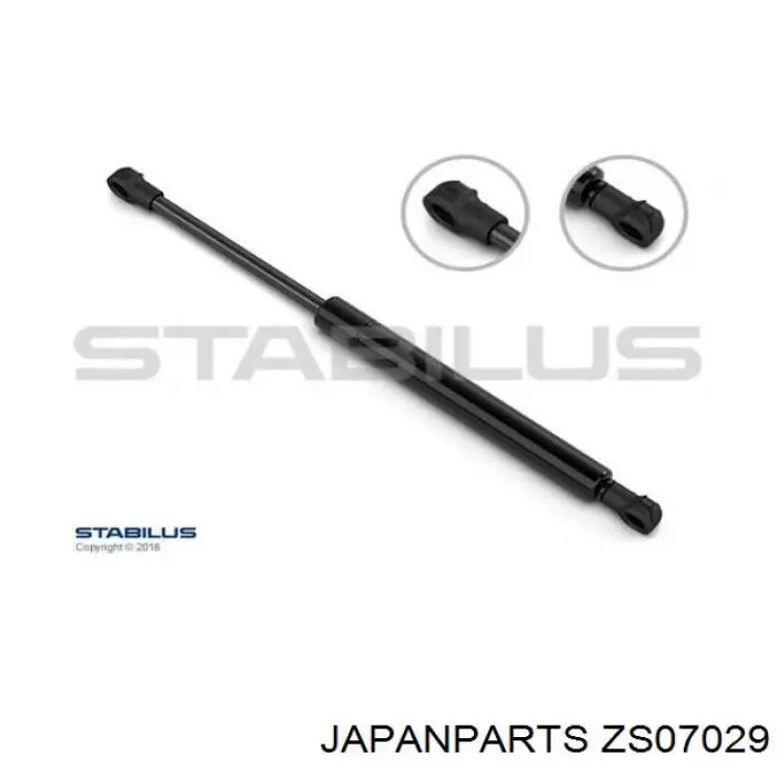 Амортизатор багажника ZS07029 Japan Parts