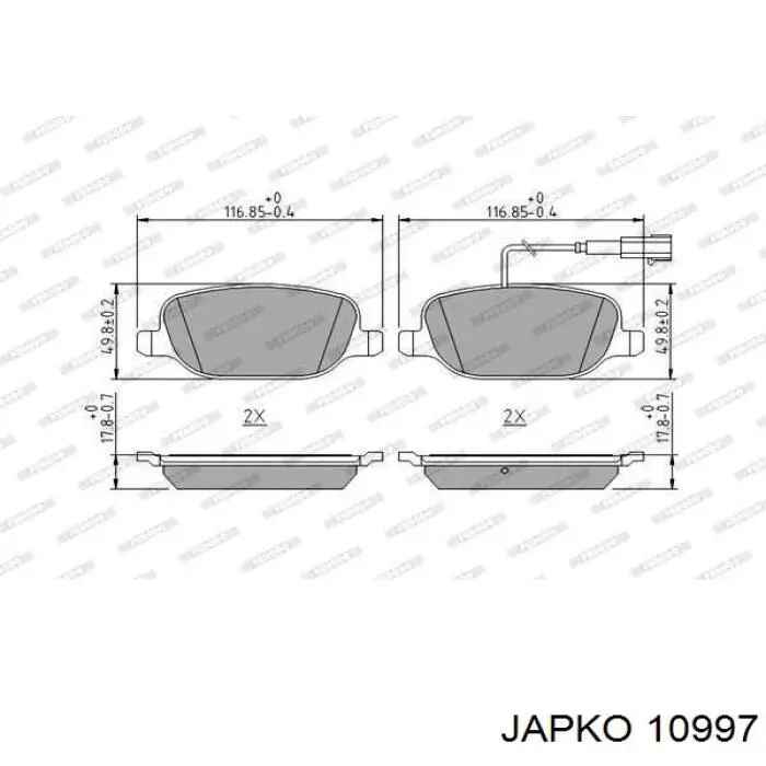 Фильтр очистки масла центробежный Japko 10997 цена, от 5.03 USD