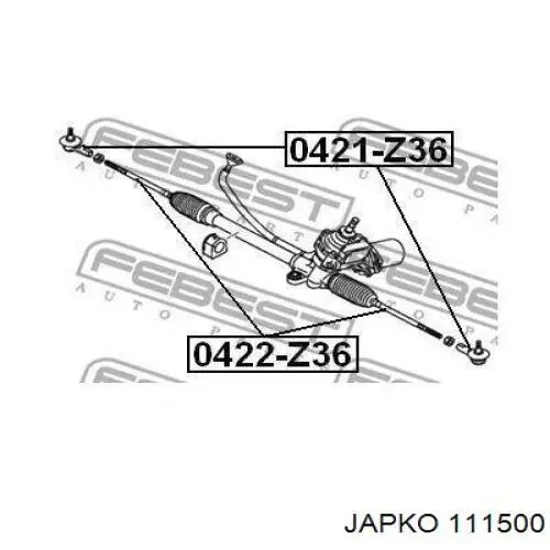 Рулевой наконечник 111500 Japko