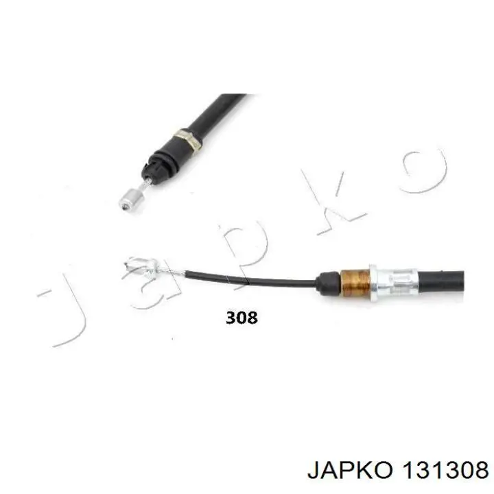 Трос ручника задний Japko 131308