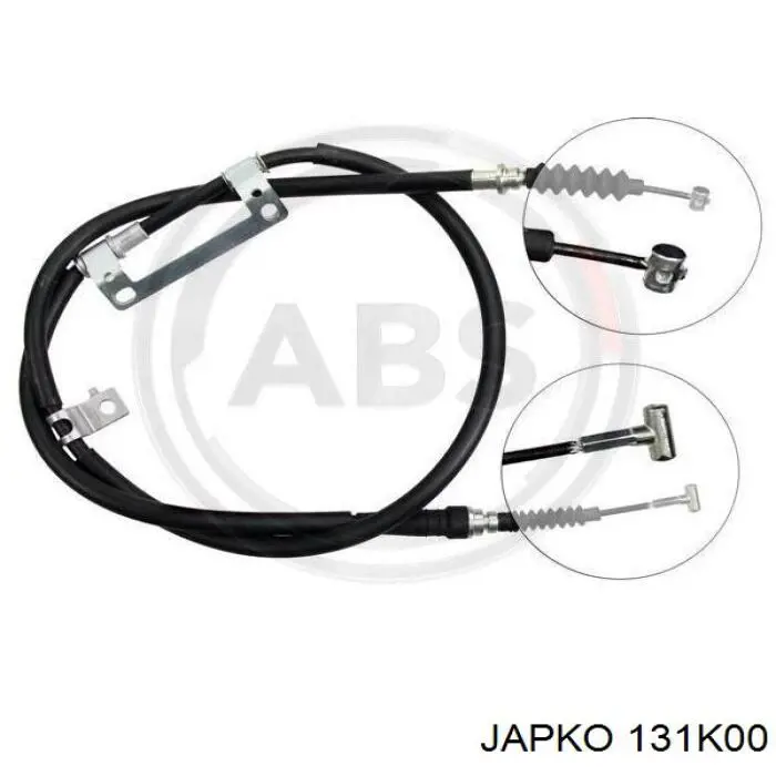 Трос ручного тормоза задний Japko 131K00 цена, от 18.42 USD