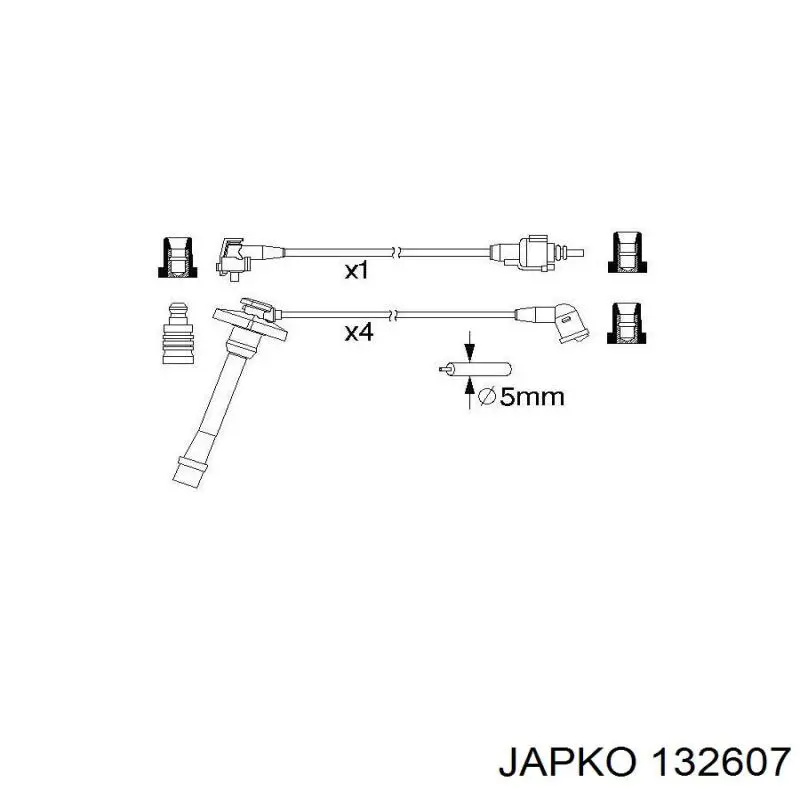 Высоковольтные провода 1990187198000 Daihatsu