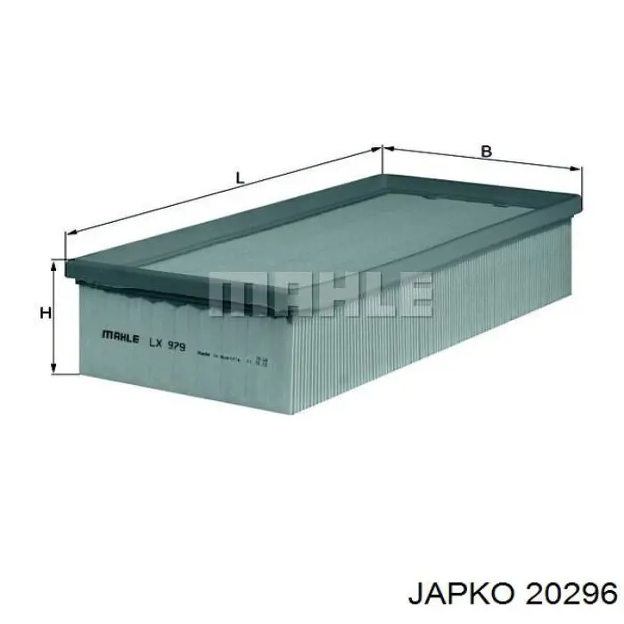 Элемент воздушного фильтра Japko 20296 цена, от 4.41 USD
