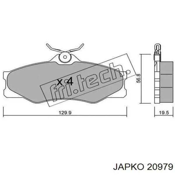 Элемент воздушного фильтра Japko 20979 цена, от 11.74 USD